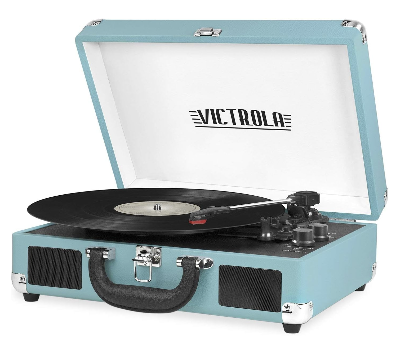 portable turntable record player